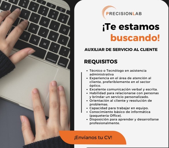 auxiliar servicio al cliente
